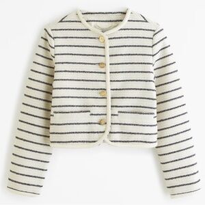 Abercrombie & Fitch Tweed Blazer - Black and Cream size medium